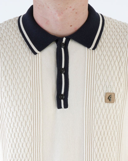 Gabicci Vintage Bethal Strickpolo Creme