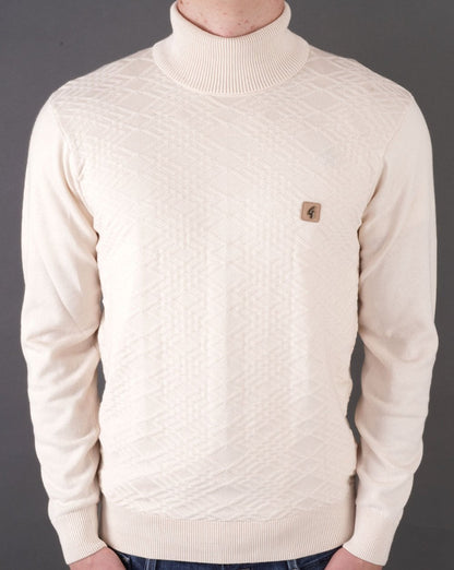 Gabicci Vintage Leonardo Strickrollkragen Creme