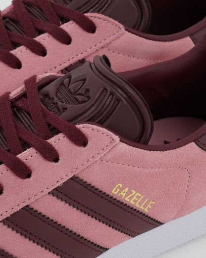 Adidas Gazelle Sneakers Rosa/Burgund