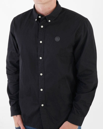 Pretty Green Rohini Hemd Schwarz