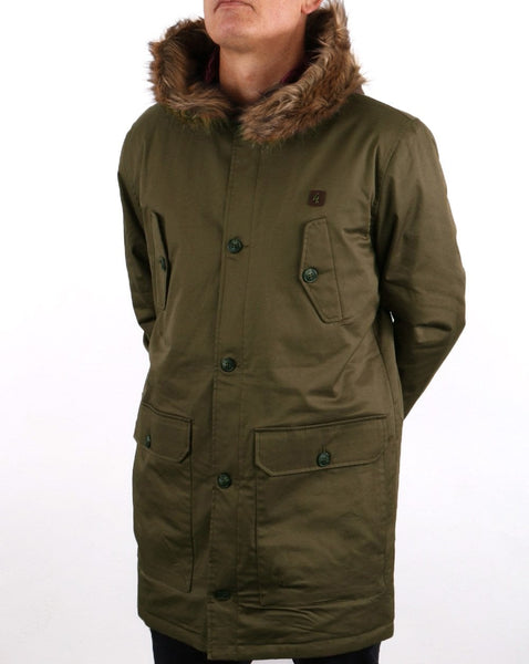 Gabicci Vintage Paxton Parka Green