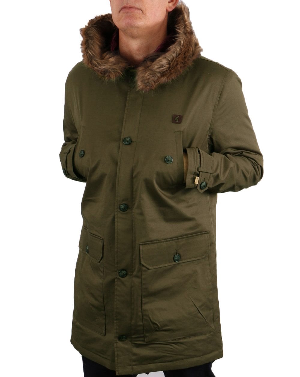 Gabicci Vintage Paxton Parka Grün