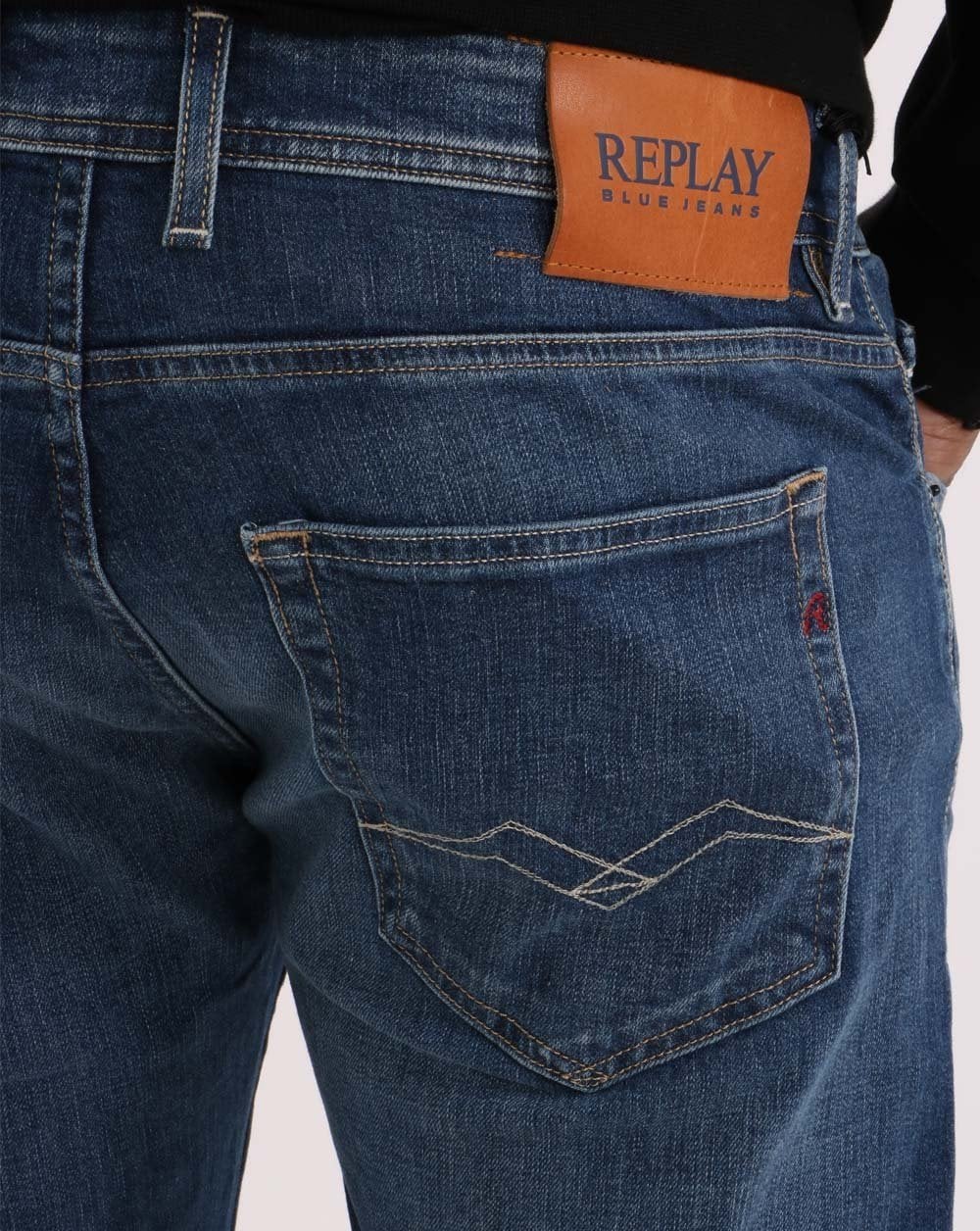 Replay Grover Jeans Mittelblau