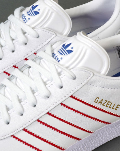 Adidas Gazelle Sneakers Weiß / Rot
