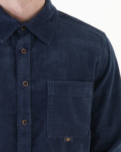 Ben Sherman Cordhemd Dunkelblau