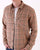 Ben Sherman Recycled Cotton Tattersall Check Shirt Fawn