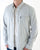 Ben Sherman Recycled Cotton Oxford Stripe Shirt Pale Blue