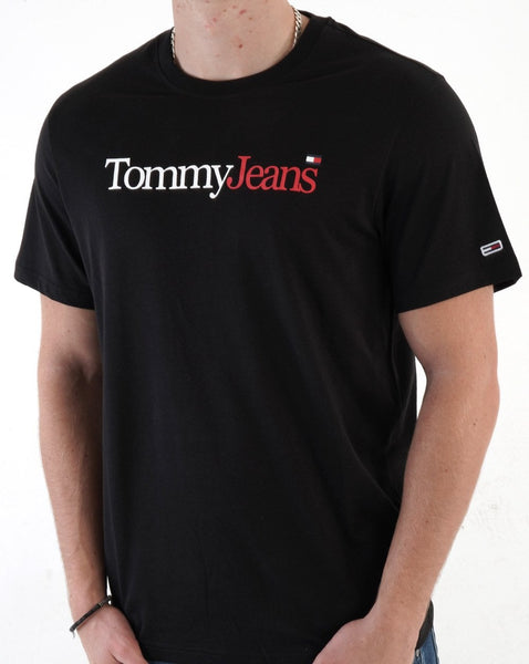 Tommy Jeans Logo T-shirt Black