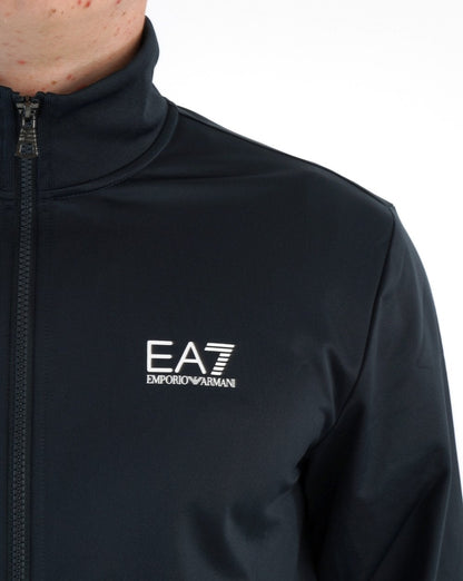 EA7 Polyester Trainingsanzug Marineblau