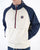 Pretty Green Tilby Colour Block Overhead Jacket Navy
