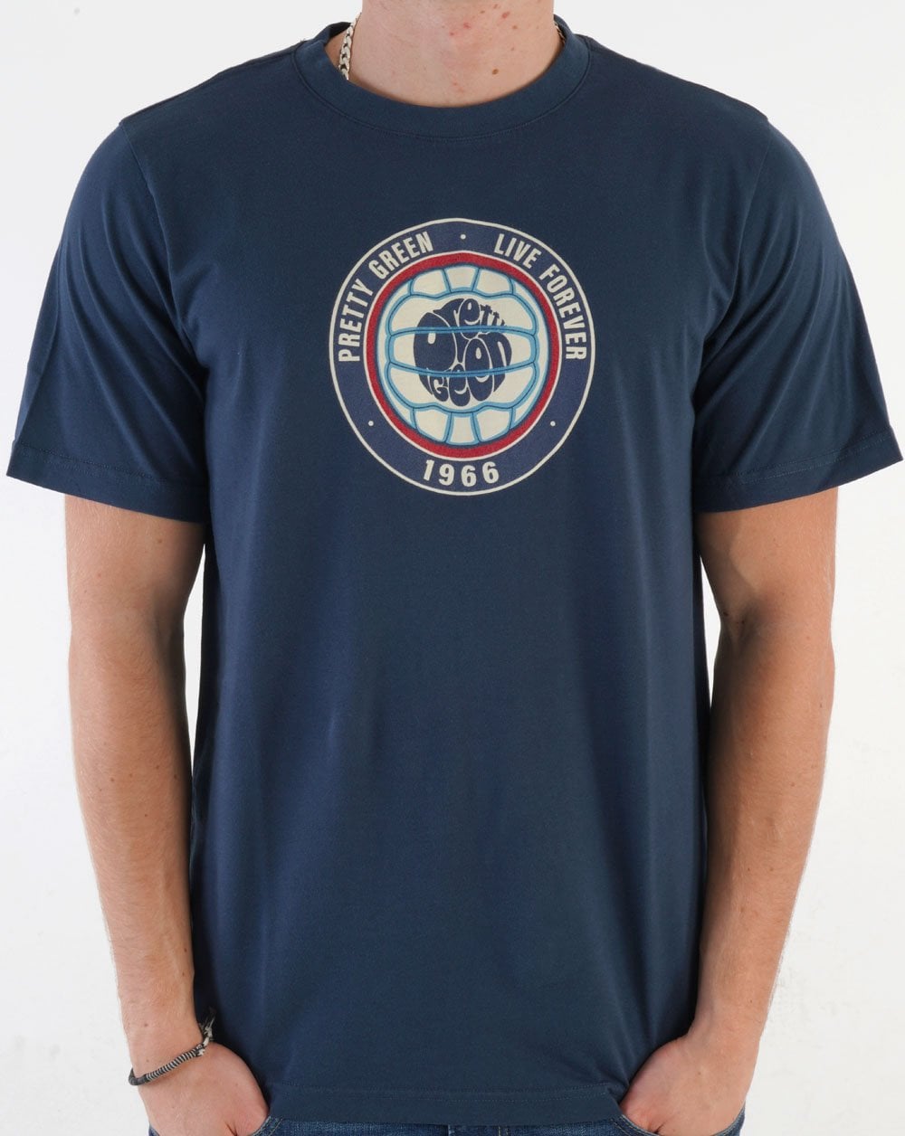Pretty Green 1966 T-Shirt Marineblau