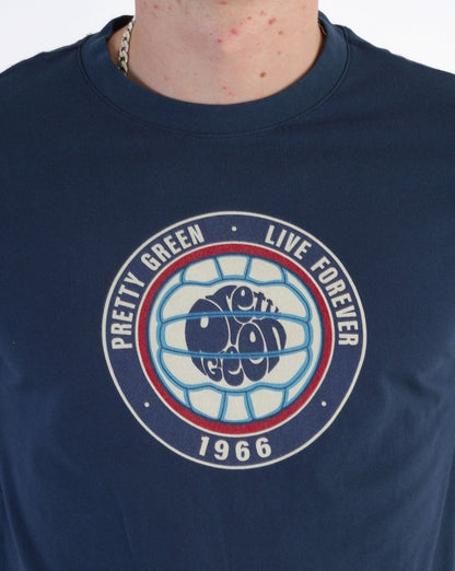Pretty Green 1966 T-Shirt Marineblau