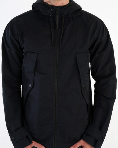 Pretty Green Ridley Jacke Schwarz