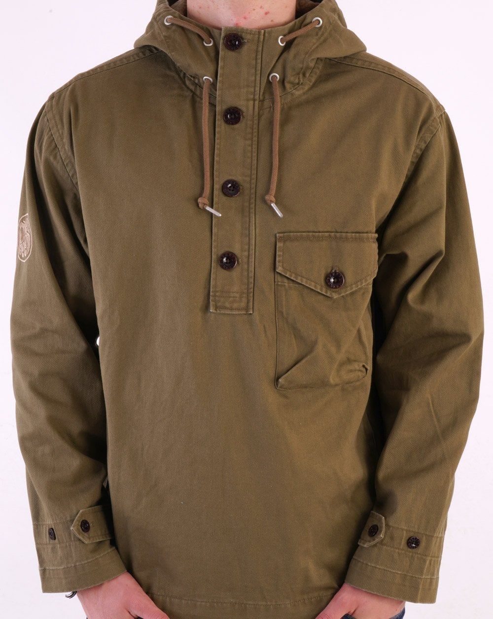 Pretty Green Forrest Kittel Khaki Grün