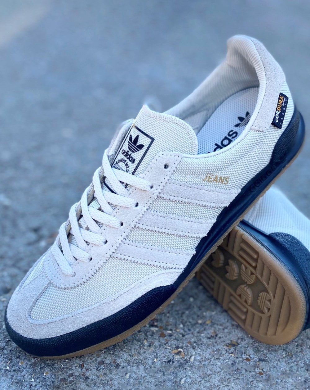 Adidas Jeans Cordura Sneakers Silbergrau