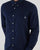 Pretty Green Oxford Long Sleeve Shirt Navy
