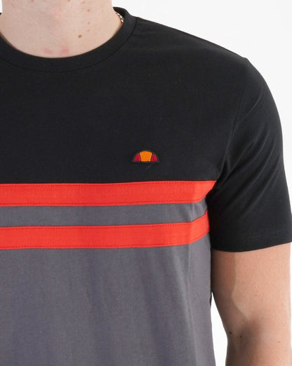 Ellesse Cavello T-Shirt Dunkelgrau/Schwarz