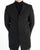 Trojan Crombie Style Woolmix Coat Black