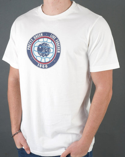 Pretty Green 1966 T-Shirt Weiß
