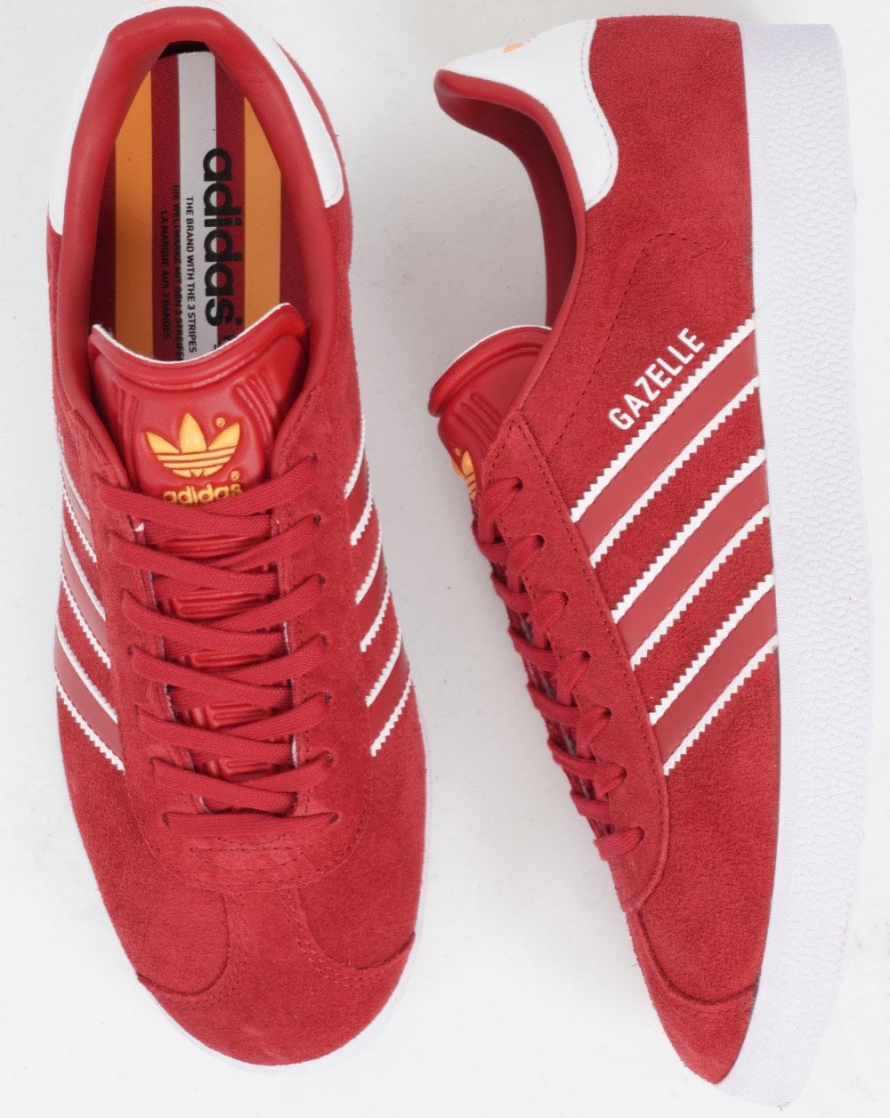 Adidas Gazelle Sneakers Rot/Weiß