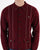 Gabicci Vintage Ethan Knitted Cardigan Burgundy