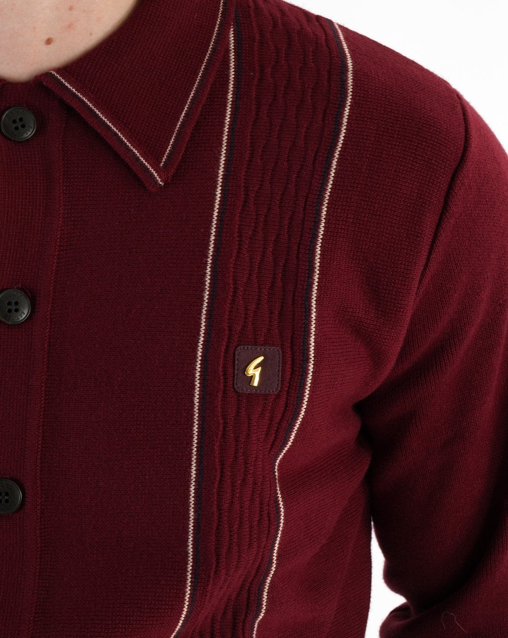 Gabicci Vintage Ethan Strickjacke Burgund
