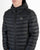 Lacoste Quilted Hooded Jacket Black