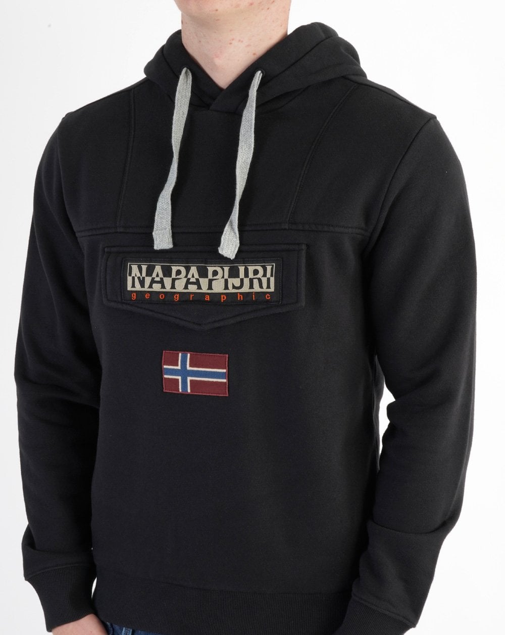 Napapijri Burgee Winter Kapuzenpullover Schwarz