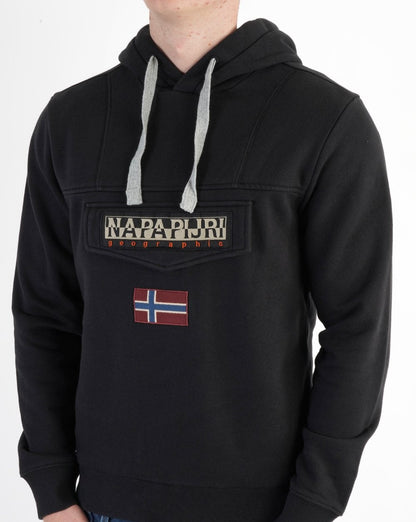 Napapijri Burgee Winter Kapuzenpullover Schwarz