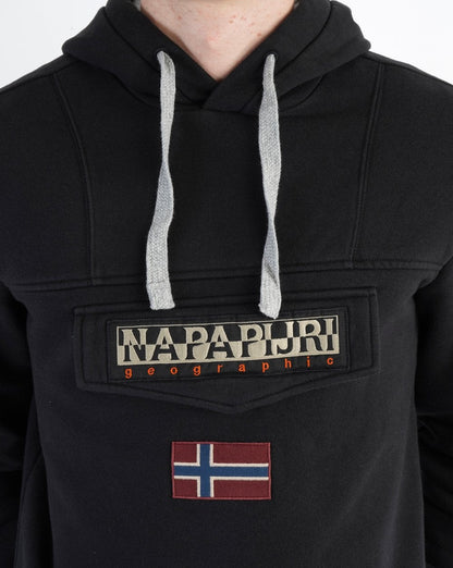 Napapijri Burgee Winter Kapuzenpullover Schwarz