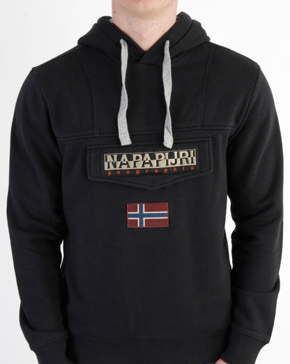 Napapijri Burgee Winter Kapuzenpullover Schwarz