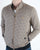 Gabicci Vintage Hadrian Checked Harrington Jacket Beige
