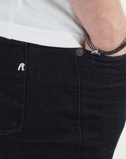 Replay – Anbass – Slim Fit-Jeans in dunklem Indigo