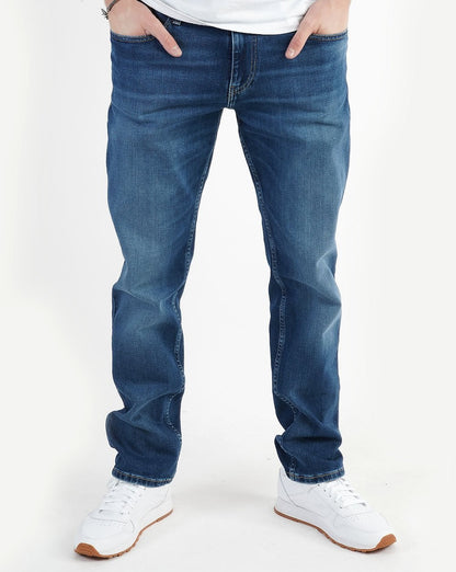 Tommy Jeans Ryan Straight Jeans, Denim, Größe M