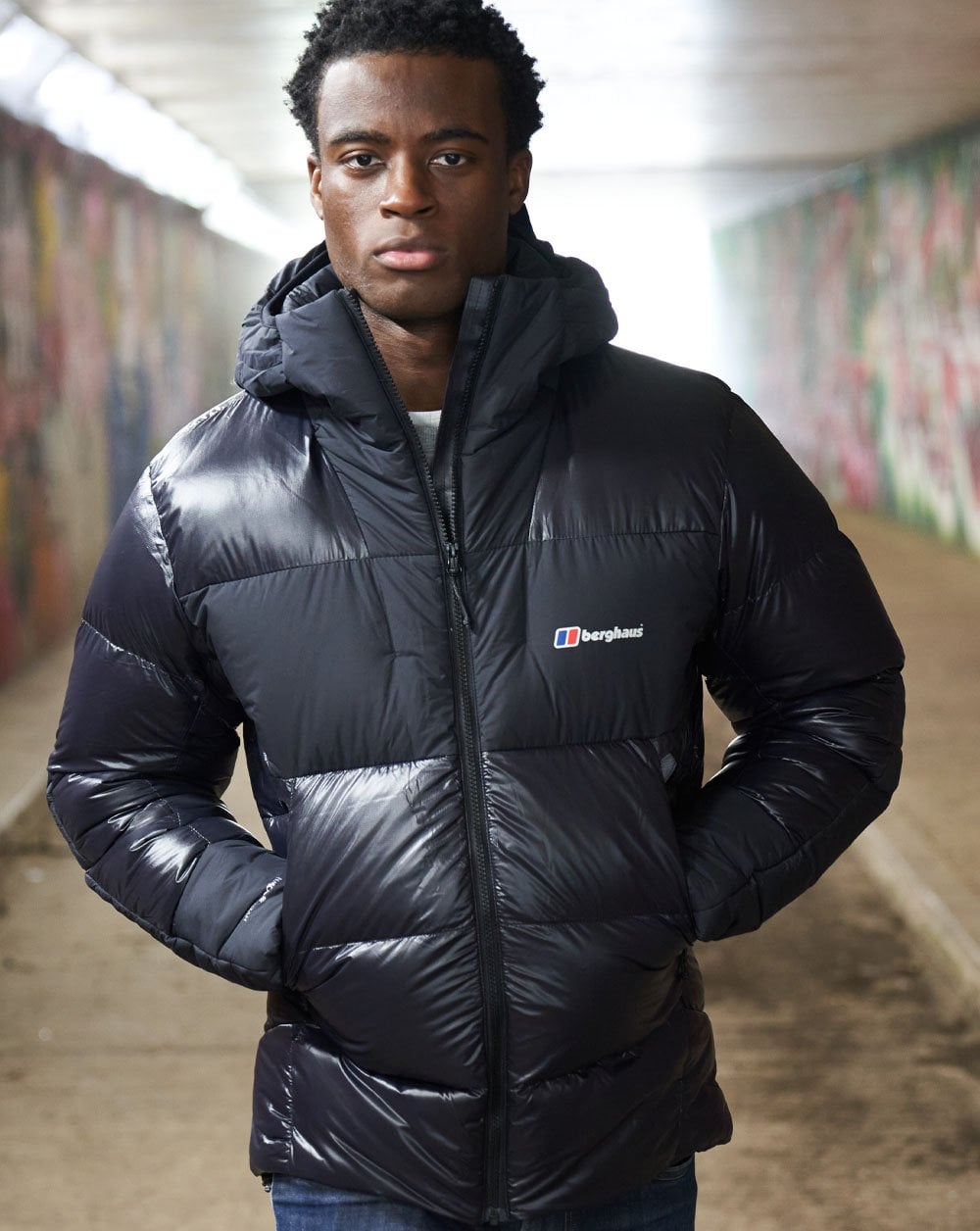 Berghaus Arkos Reflect Daunenjacke Schwarz