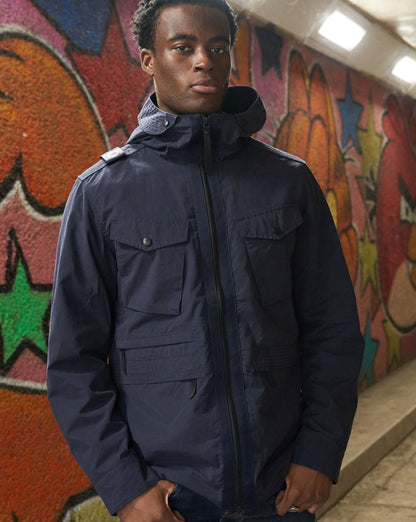 Ma.strum Kapuzenjacke Marineblau