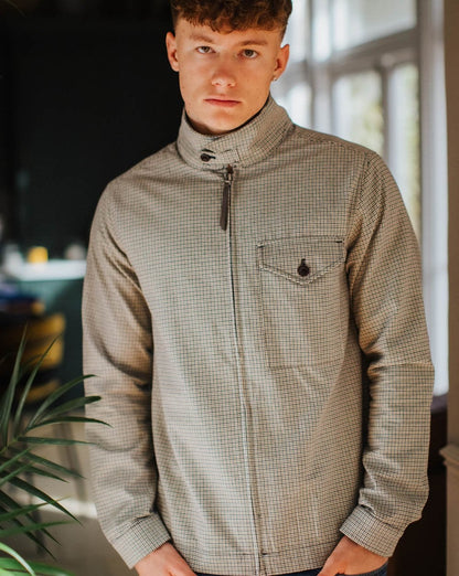 Pretty Green – Hahnentritt-Overshirt, mehrfarbig