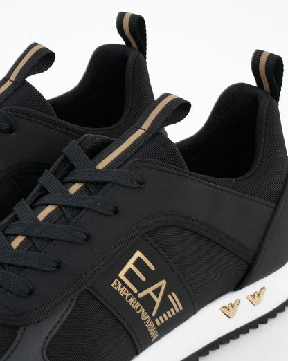 EA7 Emporio Armani Runner Trainer Schwarz/Gold/Weiß