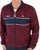 Ellesse Chest Panel Track Top Burgundy/Navy