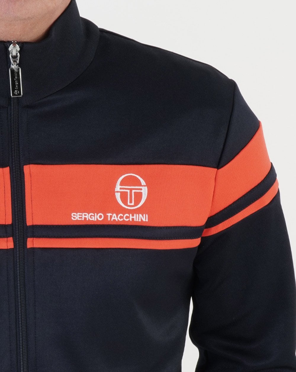 Sergio Tacchini Masters Trainingsjacke Marineblau/Orange