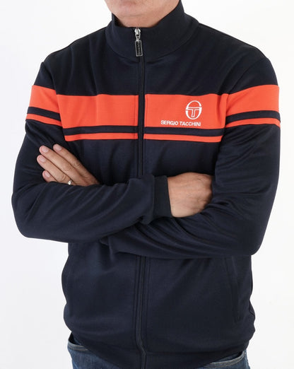 Sergio Tacchini Masters Trainingsjacke Marineblau/Orange