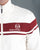 Sergio Tacchini Masters Track Top Gardenia/ Burgundy