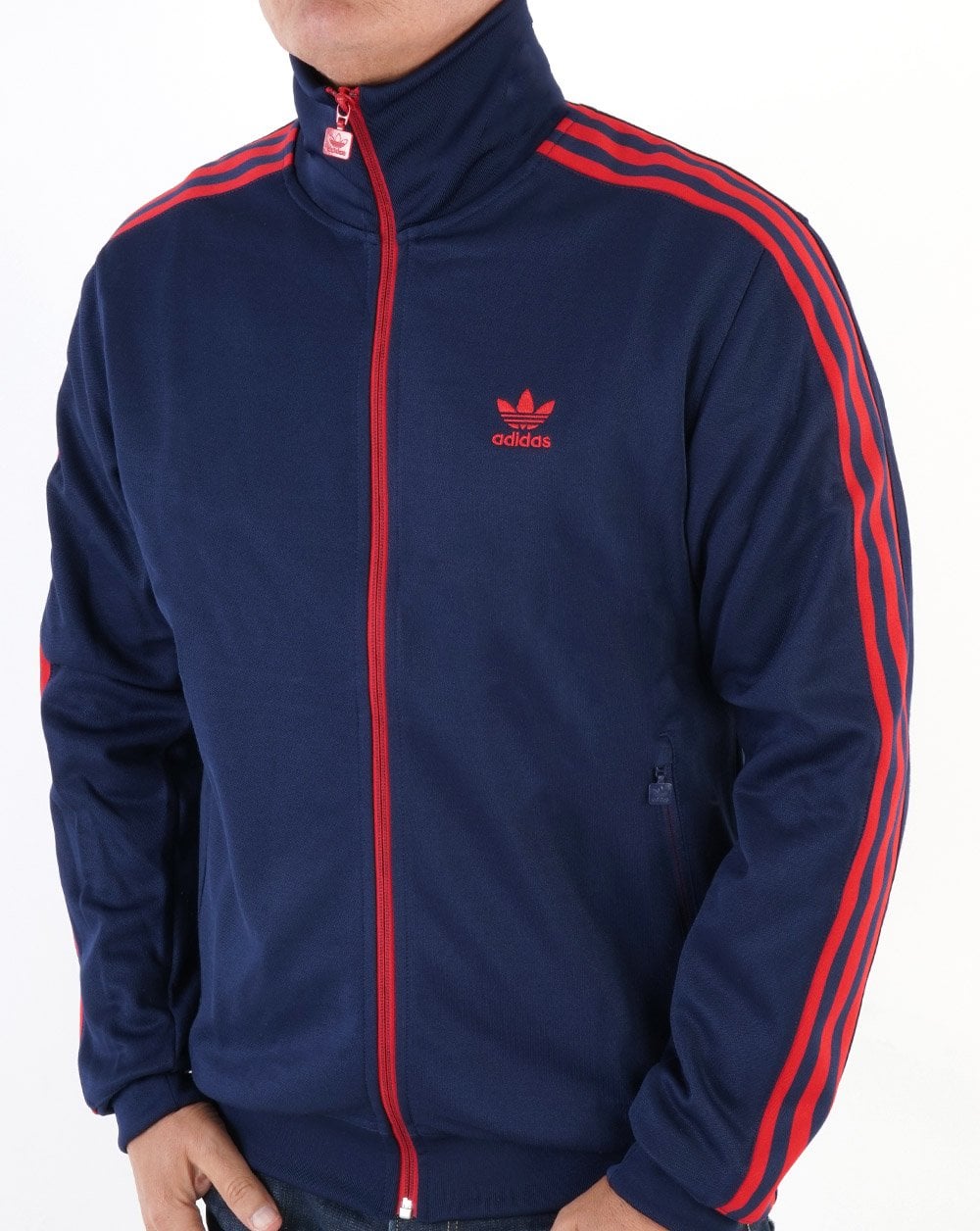 Adidas Originals FB Beckenbauer Trainingsoberteil Marine/Rot