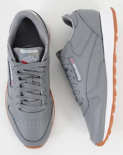 Reebok Classic Leder-Sneaker in Reingrau