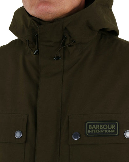 Barbour International Tourer Endo Jacke Oliv