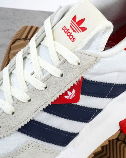 Adidas Retropy F2 Turnschuhe Weiß/Dunkelblau/Rot