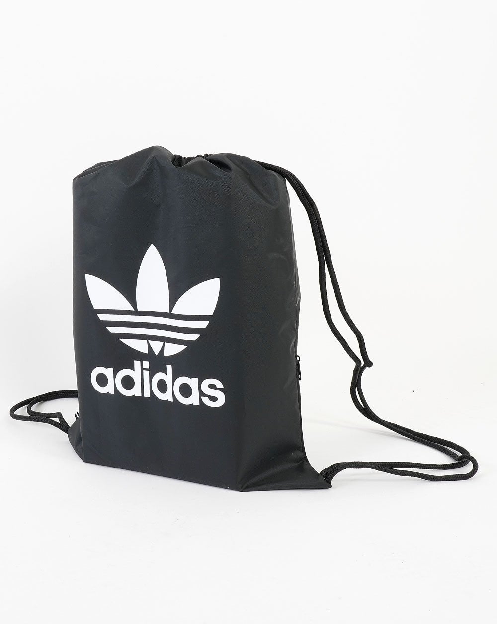 Adidas Originals – Sportbeutel mit Trefoil-Motiv in Schwarz