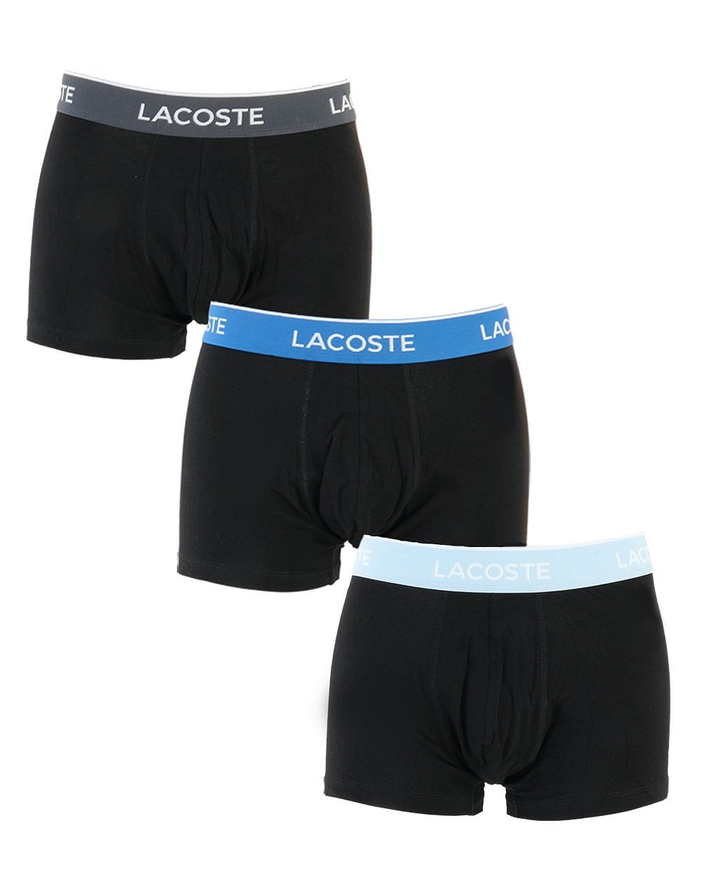 Lacoste – Dreierpack Unterhosen Schwarz/Blau