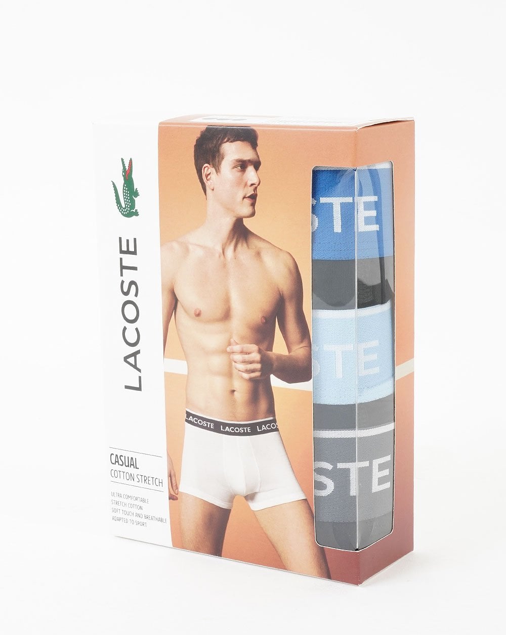 Lacoste – Dreierpack Unterhosen Schwarz/Blau