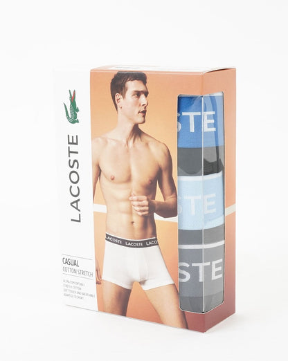 Lacoste – Dreierpack Unterhosen Schwarz/Blau